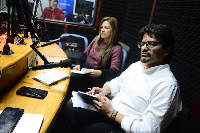 Profesores Yency Contreras y Diego Peña en Observatorio Gobierno Urbano 